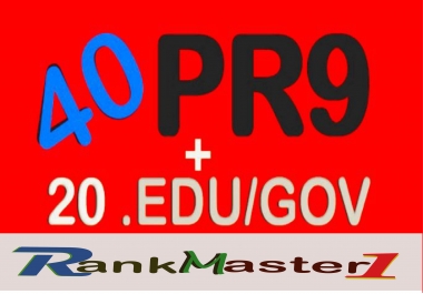 Exclusively-60 Backlinks Service DA 70 To 100, 40 PR9 +20 Edu & Gov High Quality SEO Permanent Links