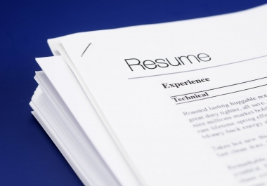 I write, rewrite and design Resume,  CV and cover letter perfectly Resume Writer