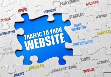 Unlimited google genuine real Website TRAFFIC for 6 month