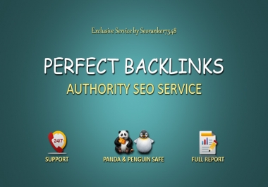 40 Pr9 + 20 Edu-Gov Perfect Backlinks From Authority Domains