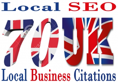 I will Do 70 Live UK Local Business Citations for Local SEO. Satisfaction Guaranteed