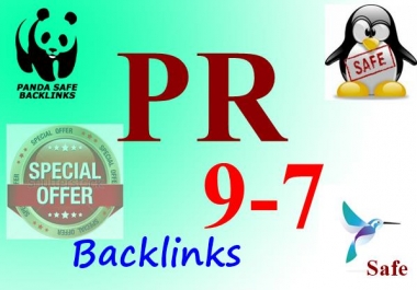 Promote Your Website With 20 PR 9-7 Backlinks