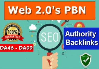 1st Page on Google with 40+ Web 2.0's PBN DA45-DA99