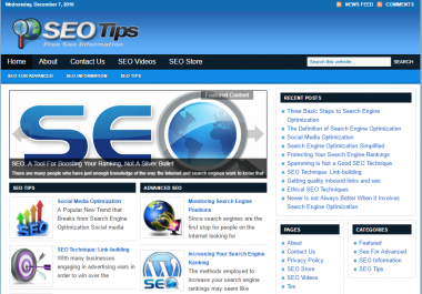 SEO Tips Blog script