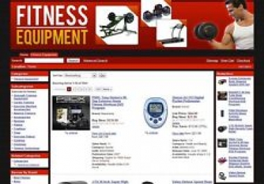 Amazon Fitness Affiliate Store Website Script