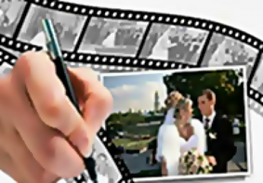 Making videos for advertising and congratulations