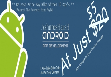 Androide Application For You Devloped By AshutosHarsH