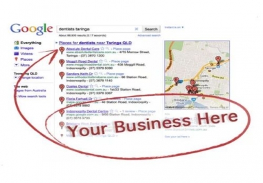 Manually create 300 Point Google Map Listing SEO. Boost Google Place Ranking.