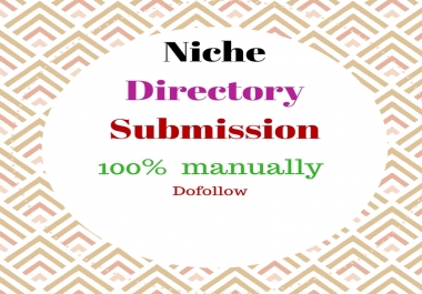 do 70 niche directories submission 100 percent manually