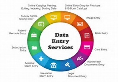 I do any kind of data entry works