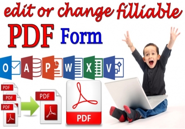 Edit PDF files or Create fillable PDF form