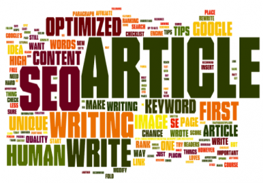 Articles for seo I will write the best SEO article for your website or blog