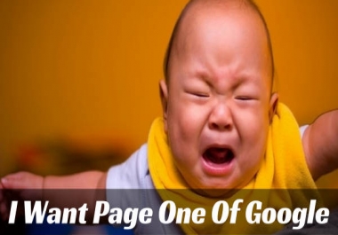 Want to rank 1 in google.3