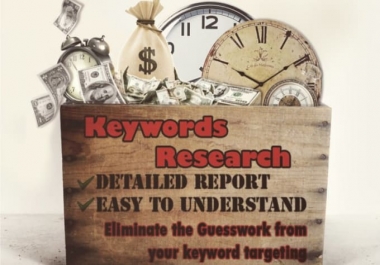 Keyword Research and niche selection.