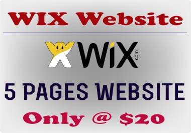 Get 5 Page Wix Website