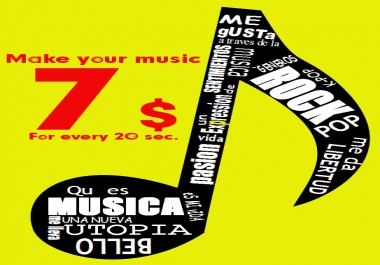 I can make your OWN professional MUSIC