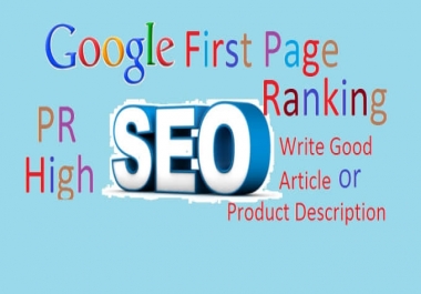 Rank You 1st In Google,  GUARANTEED First Page Rankings