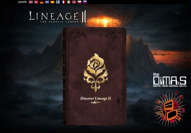 Website design for Lineage 2 server