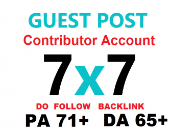 Write n Publish Guest Post 7x7 Do Follow Backlink