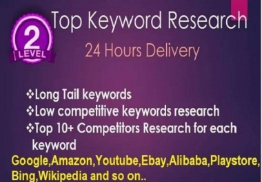 Do Professional Keyword Research With Competitor Analysis