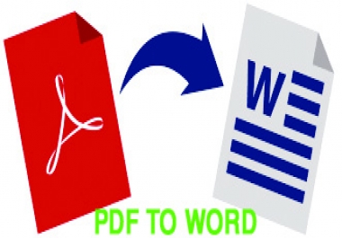 Special 100 Page Data Entry Work PDF To Ms Word
