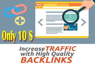 Increase Traffic with High Quality Backlink