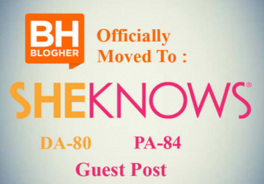 Post A Guest Blog On Sheknows