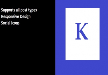 Kewa Responsive Tumblr Theme