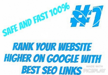 Rank your website higher on google with best seo backlinks