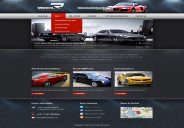 design Automotive Car Dealership