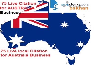 Create Australia Live 75 Local SEO Citation For Australia Business