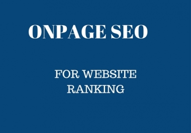 High Quality On Page SEO Service For Wordpress