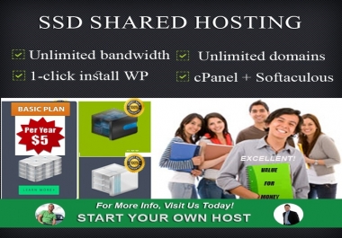 The Most Affordable 1 Year cPanel SSD Hosting