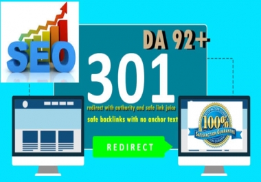 Build above DA92 301 redirect backlink from forbes,  bbc,  etc