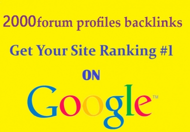 do 2000 forum profiles backlinks