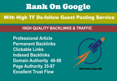 Skyrocket Your Ranking With HQ Dofollow Backlinks