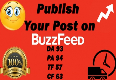 Publish your Article at BuzzFeed Guest post
