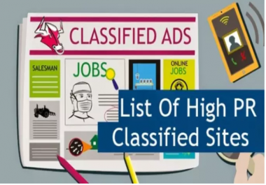 Do post your ads on 50 most popular classified ads posting site Manually with proof.