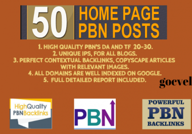 Quality 50 Pbn Posts Dofollow Backlinks To Website Improving