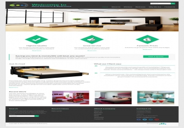 Instant pixel perfect 10 page responsive Mobaile website