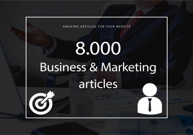 8000 Business & Marketing articles