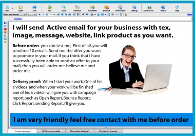 send 50,000 e-mail for your Business with tex,  image,  website link,  product,  affiliate link