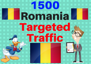1500 Romania TARGETED traffic to your web or blog site. Get Adsense safe and get Good Alexa rank