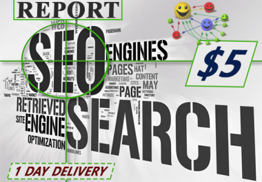 create a full on page seo report for any keyword,  domaine and url