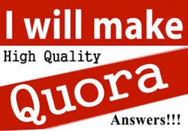 PROVIDE YOUR 30 QUORA ANSWERS
