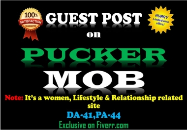 Write and Publish Permanent Guest Post On PuckerMOB