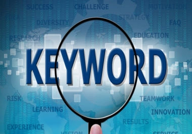 SEO keyword research and competitor analysis for you