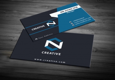 Design a professional double side Business card for 5
