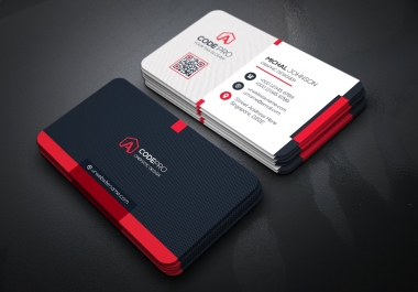 Design 2 unique and stunning business cards with source files