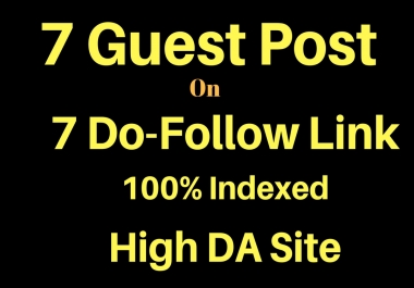 7 Guest Post On High Da Sites With Do Follow Link